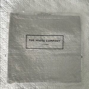 NWT, The White Company Silver “Parisienne” Pillow Cover